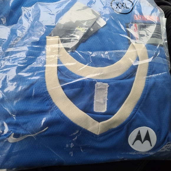 Nike New w/ Tags Damian Lillard Milwaukee Bucks Hypercolor Jersey Blue - Picture 2 of 7